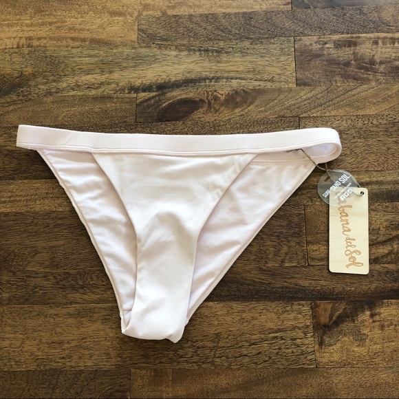 5⭐️ NWT Cabana Del Sol Knotted Ribbed Bikini Swim - Picture 2 of 5